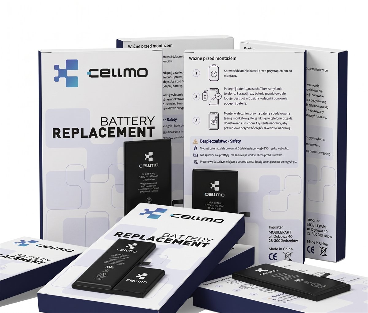 Opakowania i baterie CELLMO - Battery Replacement